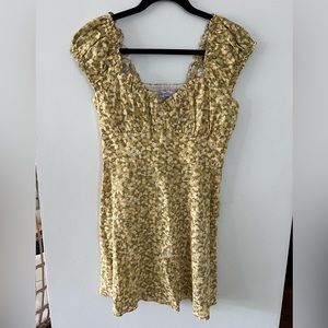 ZARA FLORAL MINI DRESS